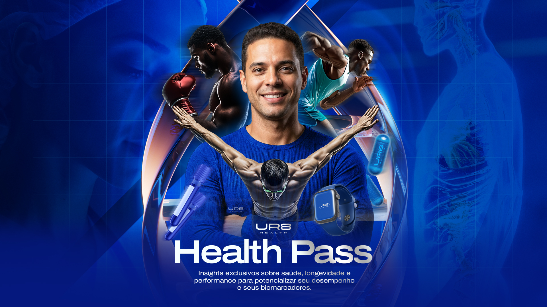 UR8 Health Pass — Insights exclusivos sobre saúde, longevidade e performance